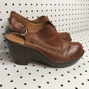 Born Slingback Clogs